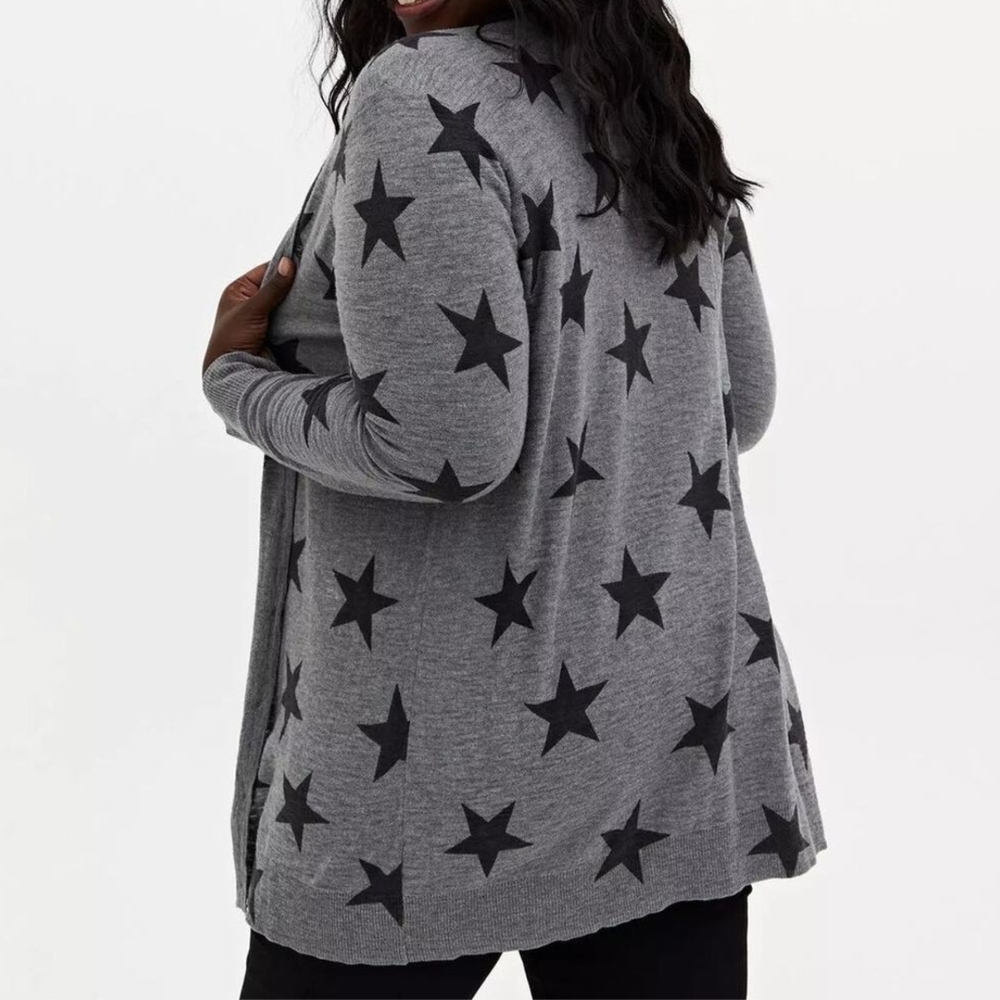 Stylish Star Knit Sweater
